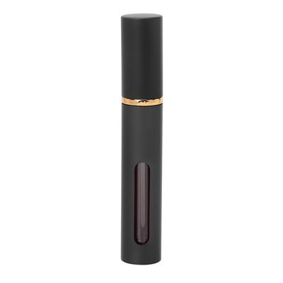 Mini Nachfüllbarer Parfümflakon Alumit Sichtbar Tragbar Auslaufsicher Leer Roll-On Flasche 10mlSchwarz