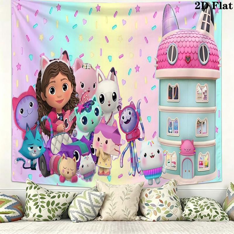 Gabby Wandkleed Esthetisch Wandkleed Bedrukt Stof Deken Decoratieve Wandkleden voor Slaapkamer Woonkamer Huisdecoratie