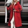 Women Long White Hooded Parka Jacket, Thick Warm Elegant Casual Coat, Spring New Trendy Ladies Outerwear