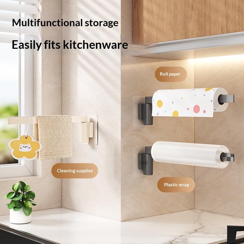Wall-Mounted Rotating Kitchen Cloth Organizer-Multi-Functional Drainage Rack,Space-Saving Storage Holder For Dishcloths & Towels