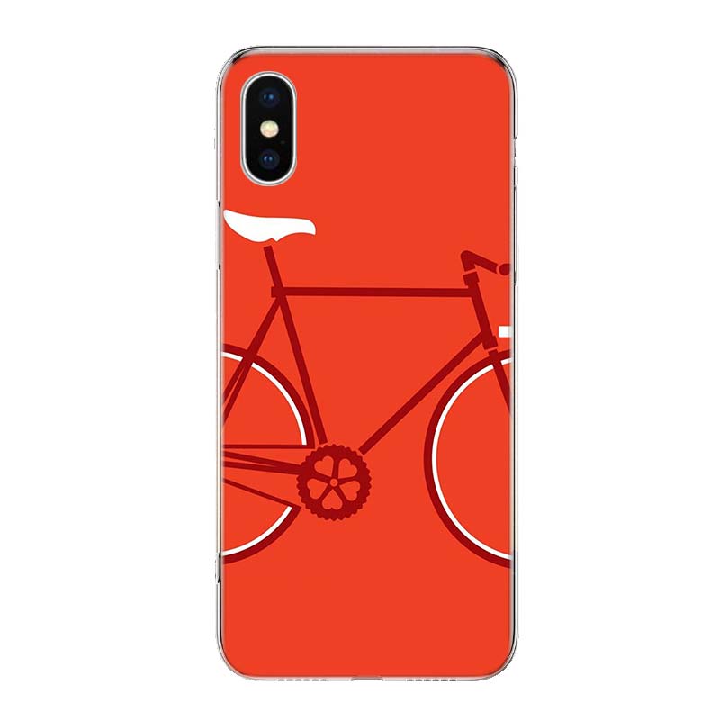 Bicycle Bike Sport Coqu For iPhone 17 Air 16 15 14 Plus 13 Mini 12 11 Pro Max Phone Case 16E 7 Print 8 SE Fundas Cover Soft Coqu
