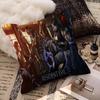Fashion R-resident Game E-evil Maple Design Cushion Cover Happy Autumn Harvest Decor Holiday Decorati Pillow Cover