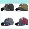 Classic Eagle Embroidered Cotton Baseball Cap With Adjustable Fit For Men Women