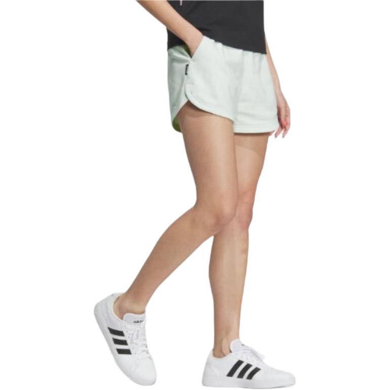 Adidas Comfortable Lace-Up Casual Shorts Women Shorts Crystal-Blue JI5985