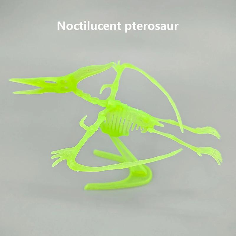 DIY Assembly Jurassic Dinosaur Fossil Skeleton Mosasaurus Tyrannosaurus Action Figure Collection Ingenious Model Kid Toy