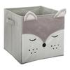 FOX SHELF BOX, Gray, Made of Fabric, 29x29 Cm