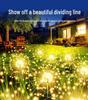 Waterproof Solar Firework LED Lights: Outdoor Colorful String Lights for Courtyard, Garden, and Tree Decoration