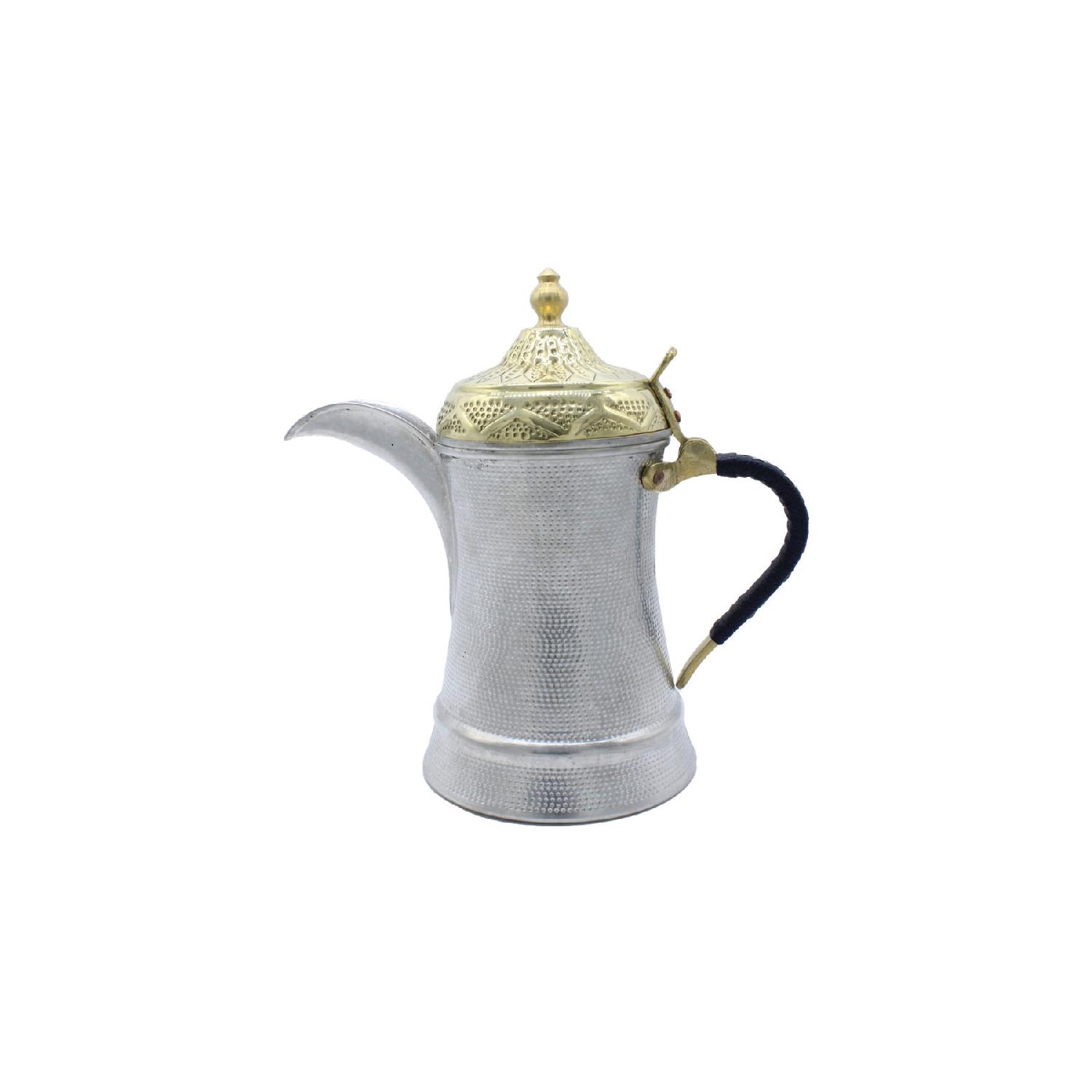 

Татуировка руки связала обработанный цвет серебра 30 см кофейника Далла Мрра 30