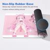 Cute Pink Anime Girl Hakui Koyori Mouse Pad Kawaii Hololive Large Table Mat Laptop Keyboard Pad XXL Mousepad PC Gamer Carpet Mat
