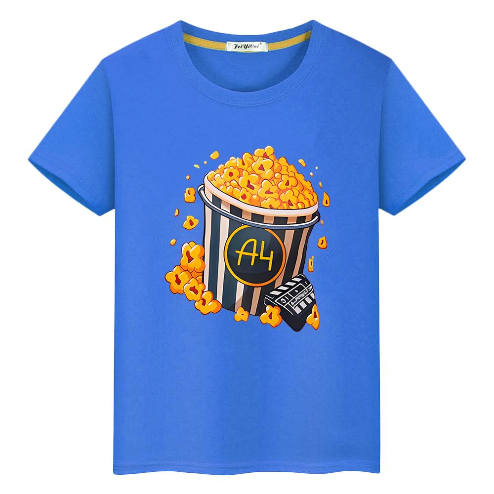 Merch A4 Lamm druck t shirt für kinder jungen 10 jahr Tops 100% Baumwolle Tees Vlad A4 anime Kurze stolz t-shirt y2k ein stück mädchen kleidung