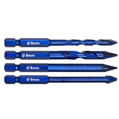 Punte da trapano in metallo duro battuto Foratura Facile da Usare