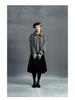 Winter Slimming Velvet Pleated Lace Skirt - Textured Design