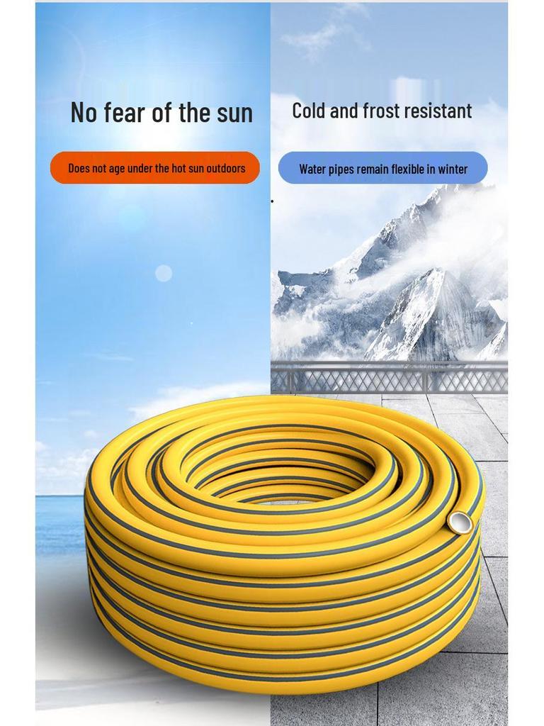 Gelber PVC 1-Zoll Hochdruckschlauch für Bewässerung und Autowäsche