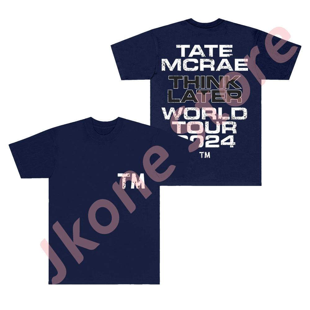 

Tate McRae T8 World Tour Merch TShirts New Logo Tee Cosplay Women Unisex Fashion Casual Short Sleeve Tee 4XL
