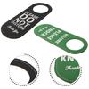 1pc Do Not Disturb Please Knock Signs Leather Door Sign Door Knobs Meeting Room Door Hanger Tags Label For Hotel Bar Mall