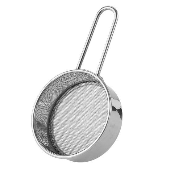 Stainless Steel Flour Sieve Filter Handheld Mini 40 Mesh Sugar Powder Strainer Sifter Baking Cooking Kitchen Accessories