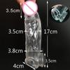 Highly Elastic Crystal Condom Reusable Penis Extender Sleeve Delay Ejaculation Penis Enlargement Intimate Goods Sex Toys For Men