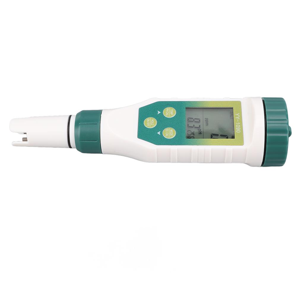 Water Quality Tester 5 In 1 PH Salt TDS EC Temperature Meter for Swimming Pool Drinking Water