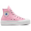 Converse Chuck Taylor All Star Lift Platform Classic Versatile High-Top Canvas Shoes Unisex sneaker Pink A10084C