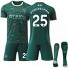2025-26 Grüner Anzug 47 Foden Doku Fußballtrikot Nr. 9 Haaland Manchester City Drei Auswärts Grasgrün Trikot