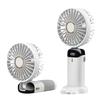Portable Five-Speed Digital Display Mini Fan with Brushless Motor