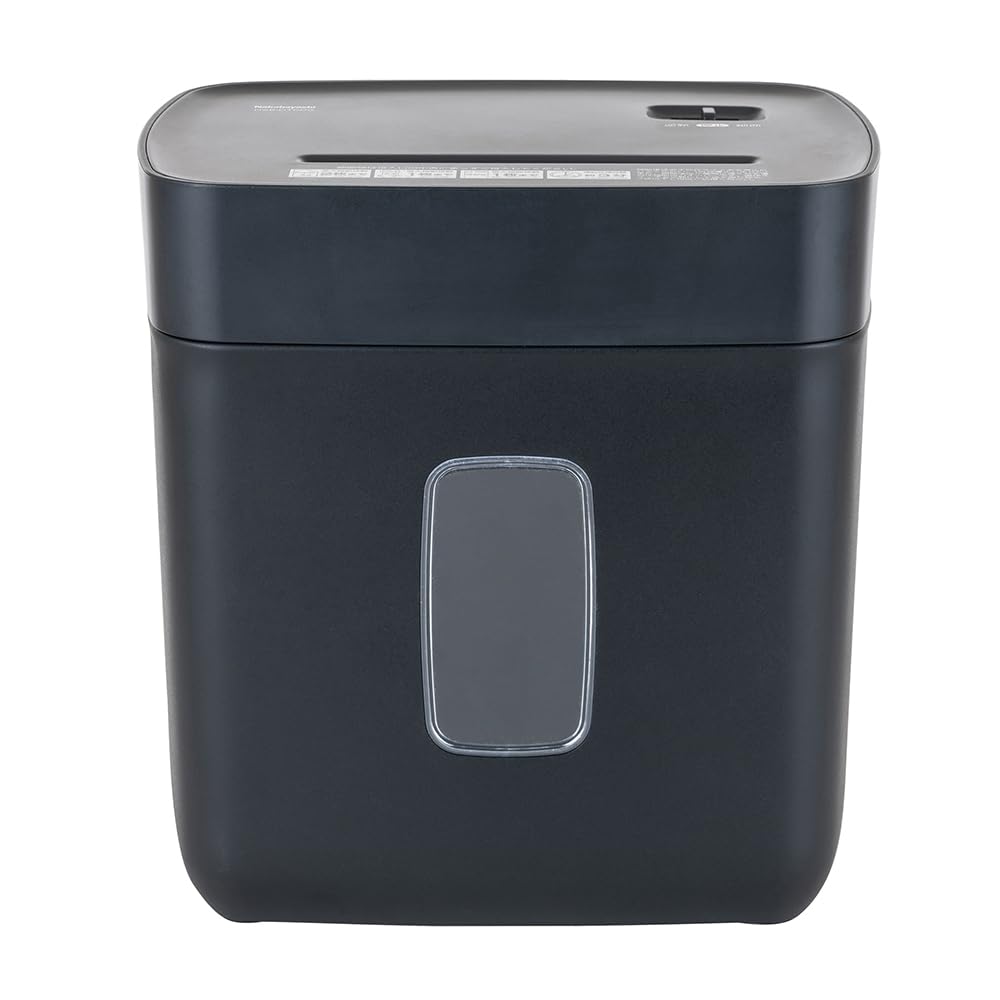 Nakabayashi Personal Shredder, Quiet, Compact, Desktop, Black Z0635