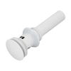 Pop Up Drain Stopper Press Bounce Deodorization Bathroom Sink Drain for Home White With Hole