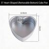 Heart Cake Pan, 3 Inch Stainless Steel Mini Heart Shaped Pans