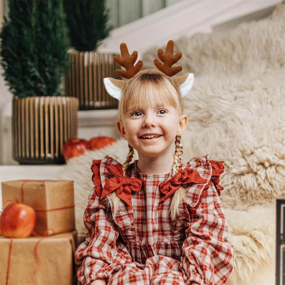 1Pc Deer Antlers Headband Reindeer Headband Xmas Halloween Women Reindeer Costume