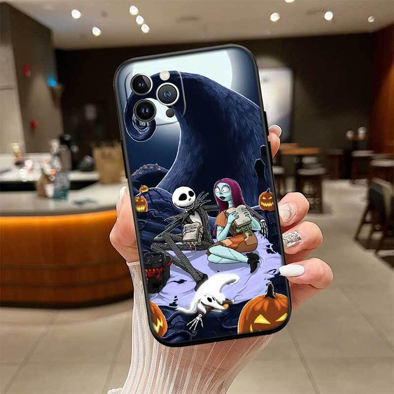Nightmare Before Christmas Shockproof Phone Case for iPhone 6 6s 7 8 11 12 13 14 15 16 17 16E XS Pro Max XR X SE Air