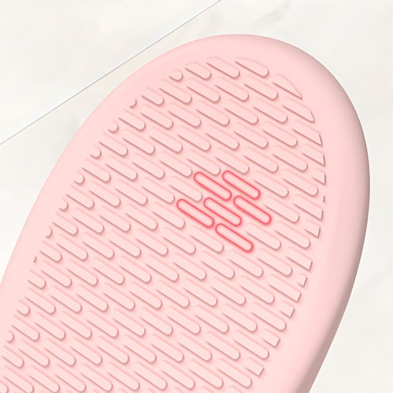Men's Embossed Slides, Casual Non Slip Slippers, Open Toe Shoes For Indoor Outdoor Beach Shower, Spring And Summer