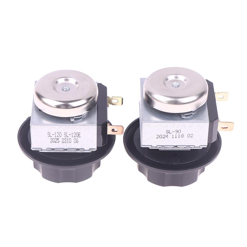 1ks 60/90/120minutový knoflíkový časový spínač pro mikrovlnnou troubu se zvonkem, mechanický časový spínač, díly pro teplou skříň, dezinfekční skříň, troubu