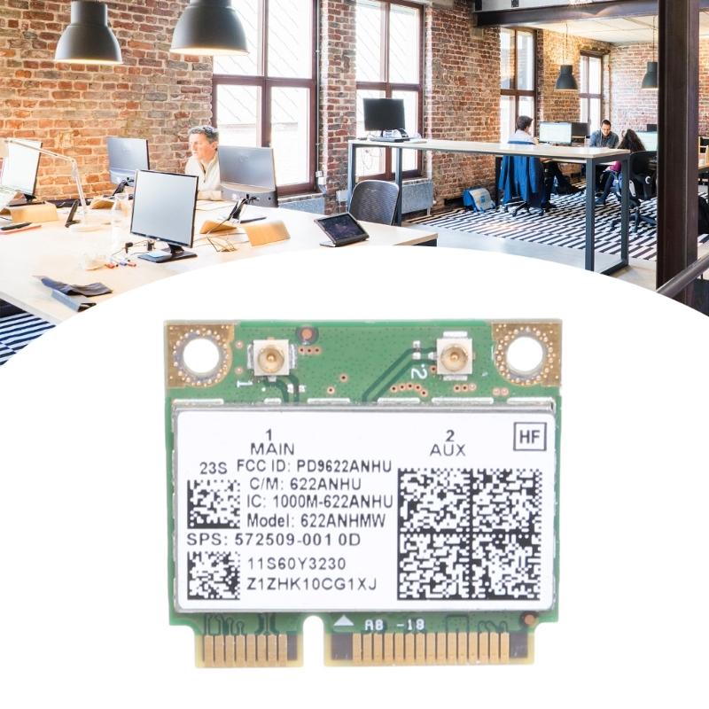 6200 622ANHMW 300Mbps 2.4G/5Ghz WiFi Card MINI PCIE 572509-001 60Y3231 for Thinkpad T410 T410i T510 T510i W510 T410s