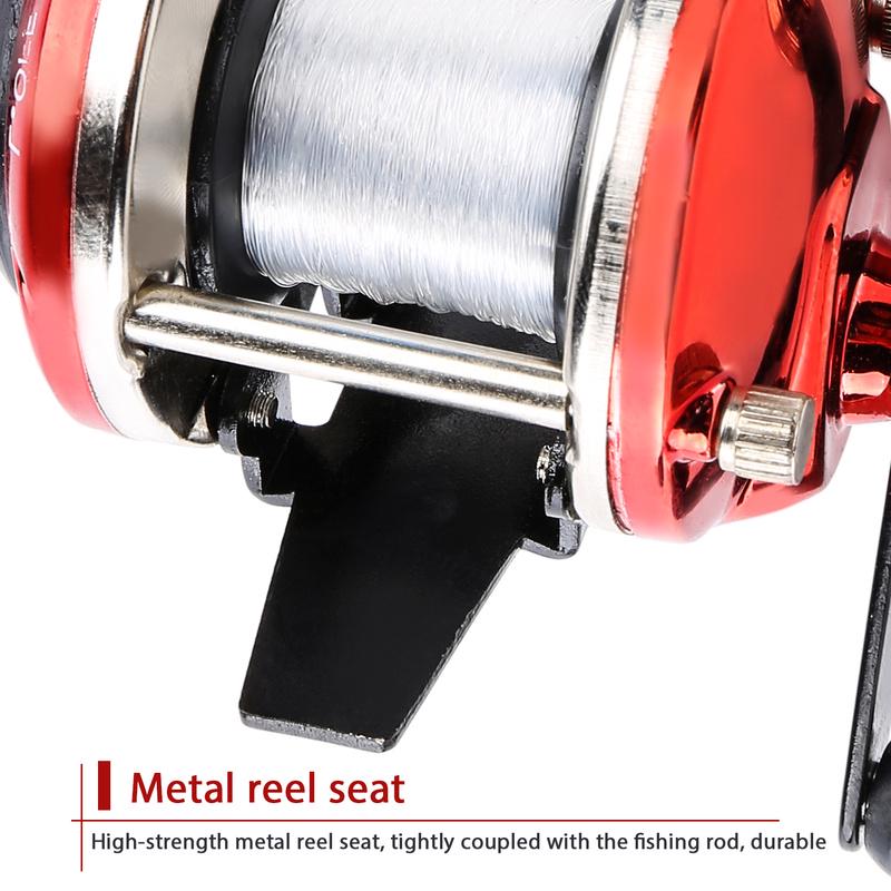 Buzda Balıkçılık Makaraları Sol Sağ Tam Metal Eski Rafting Balıkçılık Makarası Buz Makarası FishTackle Aksesuarı
