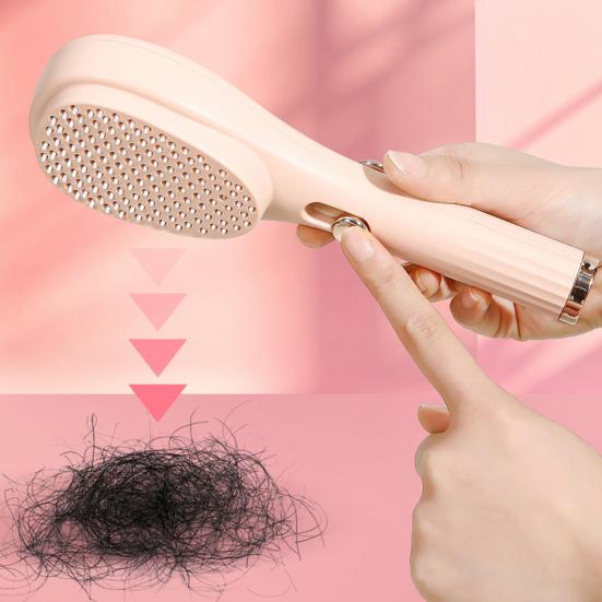 Retractable Hair Brush Double-sided Self-Cleaning Scalp Massage Anti-static Air Cushion Comb Portable Men Women Hair Detangling Styling Brush