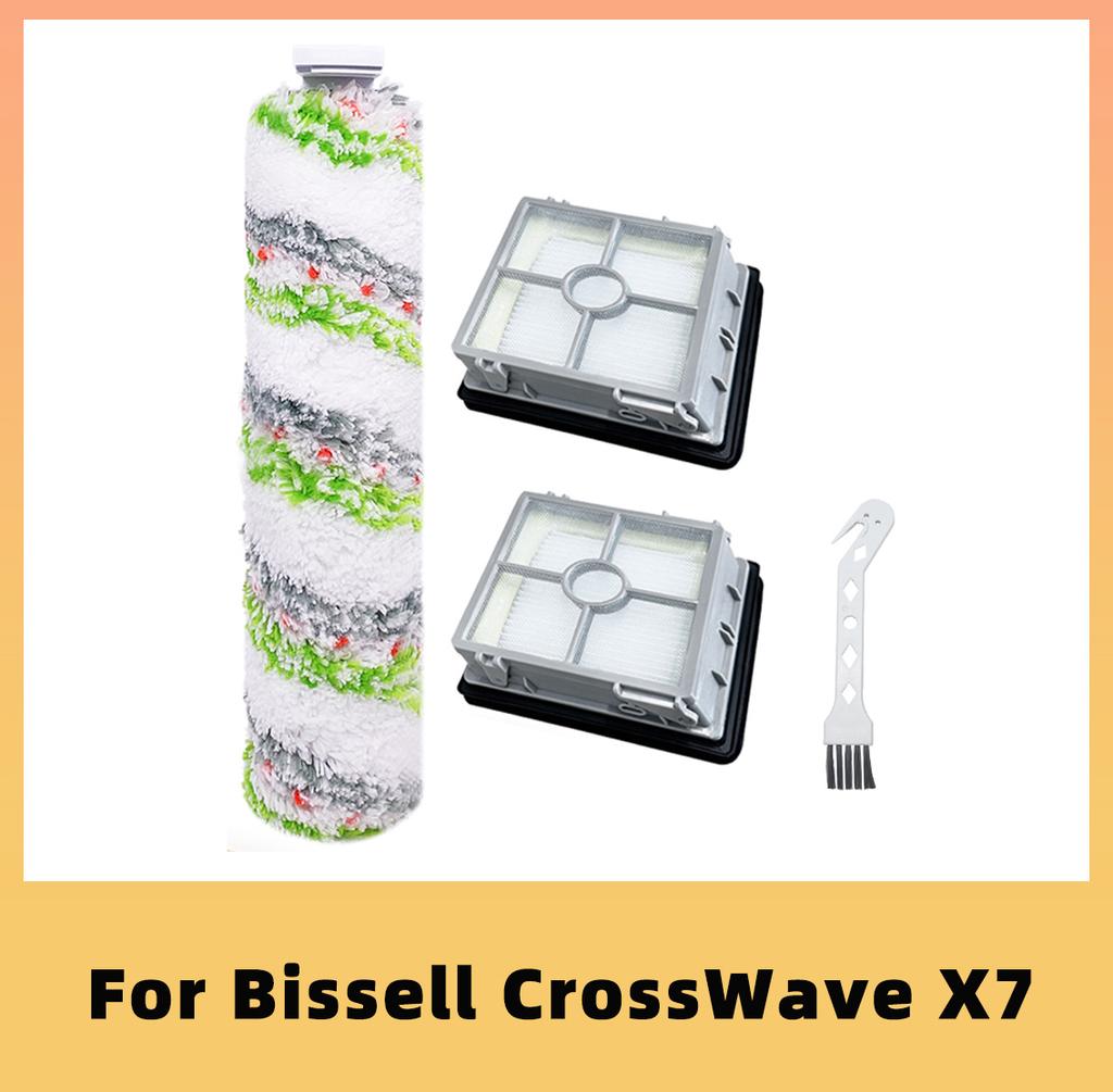 For Bissell Crosswave X7 3011 3055 3276A 3277 Vacuums Spare Parts Accessories Main Roller Brush Hepa Filter