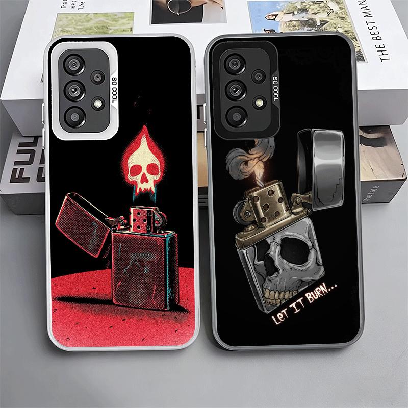 Lighter Cool Pattern Soft Phone Case for Samsung A17 A16 A15 A14 A13 A57 A56 A55 A54 A53 A37 A36 A35 A34 A33 A26 A25 A24 A23 A52