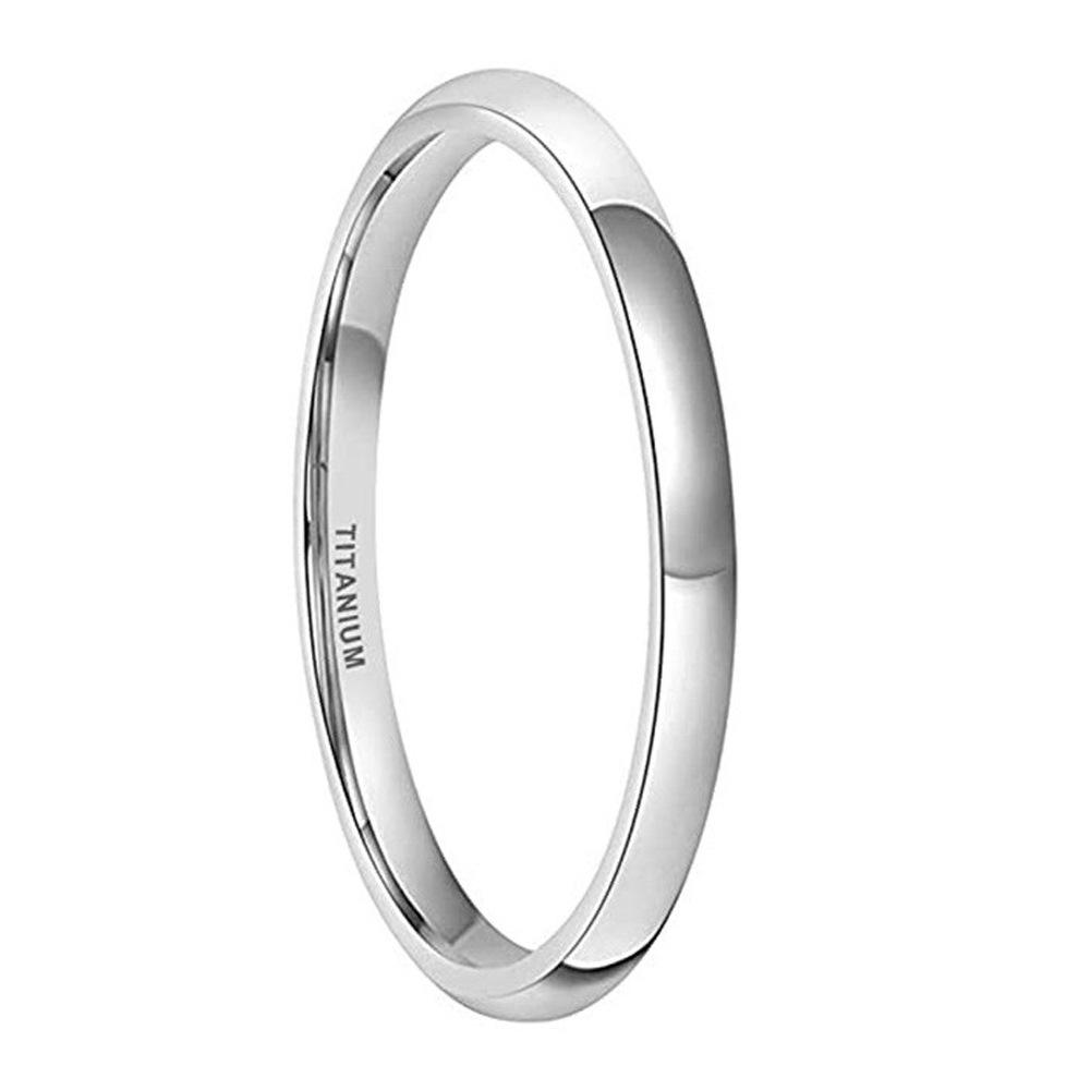 

Cross Design Unisex Silver Titanium Wedding Ring - Available in 2/4/6/8mm Widths US 13