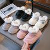 Winter New Children's Snow Boots for Girls Waterproof Baby Indoor Cotton Shoes Soft Sole Boys Cotton Boot Outdoor Fur Thickening