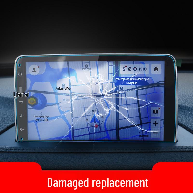 Tempered Glass Protective Film for Dongfeng Fengxing Jingyi S50EV: Compatible with 24 Models - Central Control X3, Instrument X6, and X5