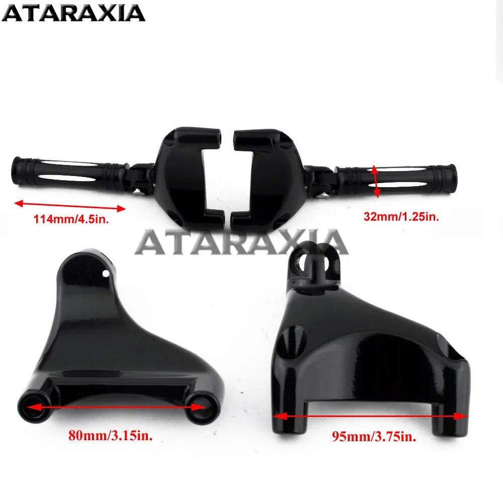 Motorcycle Rear Footrests Passenger Rear Foot Pegs Pedal For Harley Sportster 883 Iron 1200 XL 48 72 Custom Roadster 2004-2013