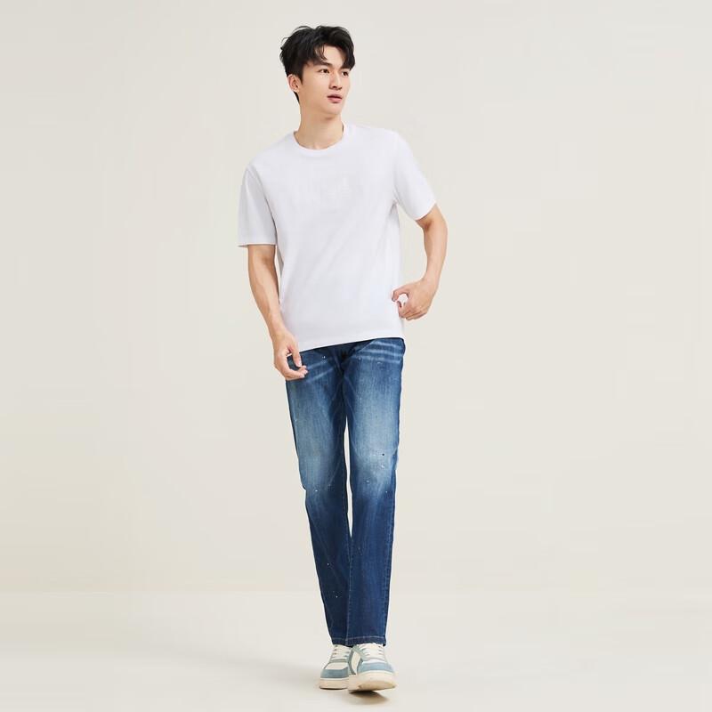 Qipai Men's Mr. Qi Heavyweight Textured Short Sleeve T-Shirt