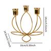 Decorative Iron Candelabra for Office And Bathroom with Pillar Candle Holder