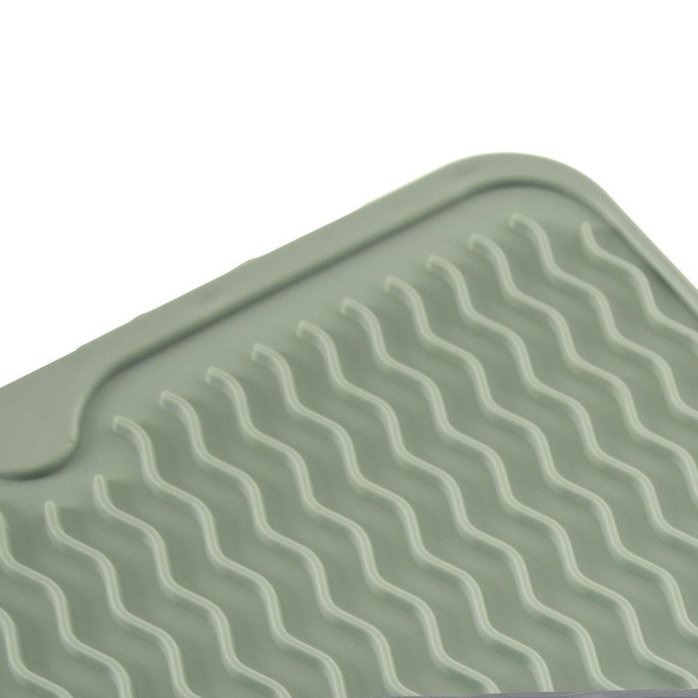 Dish Drying Mat Kitchen Rack Drainer Pots and Cups