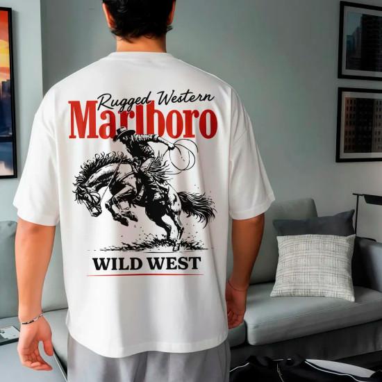 Herren Y2K Stil Übergroßes Grafikdruck T-Shirt Locker Lässig Sommer Kurzarm Tee
