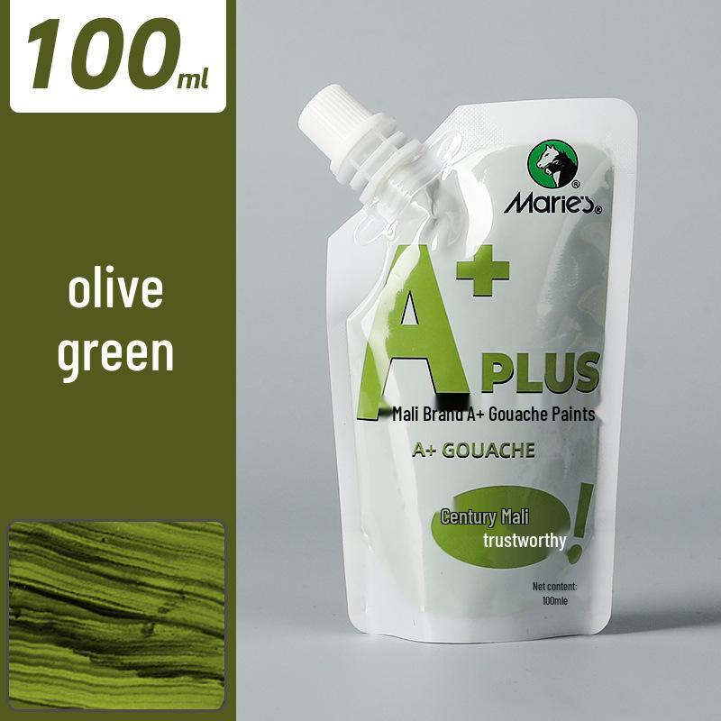 Mali Afwasbare Gouache Verf 100ml - Handgeschilderde Kleuren voor Kinderen en Studenten