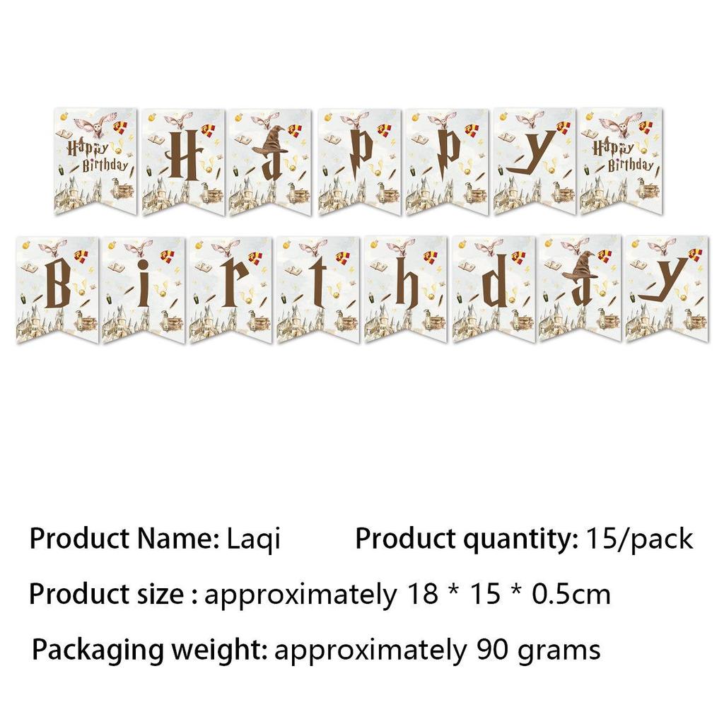 Wiz World Theme Party Supplies: Harry Potter Plates, Cups, Napkins, Cake Decorations Set