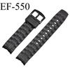 For Casio Edifice Series Strap EF-550/EF523 Rubber Watch Straps for Casio EF550 Diving Sport Watchband Wristband Bracelet