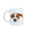 Jack Russell Terrier -Kubek Ze Zdjęciem I Napisem Geometryczny Pies Art-Dog
