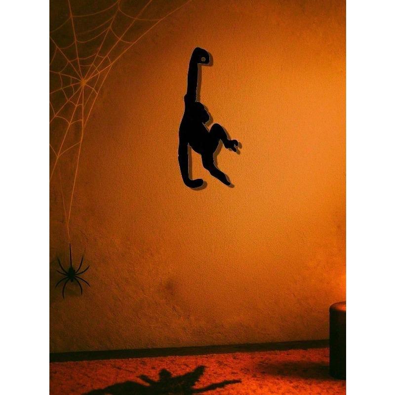 Adhesive Animal Wall Hooks Cute Monkey Cat Design Removable Waterproof Home Organization